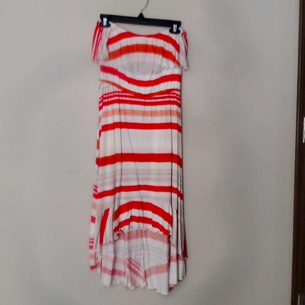 Strapless summer dress